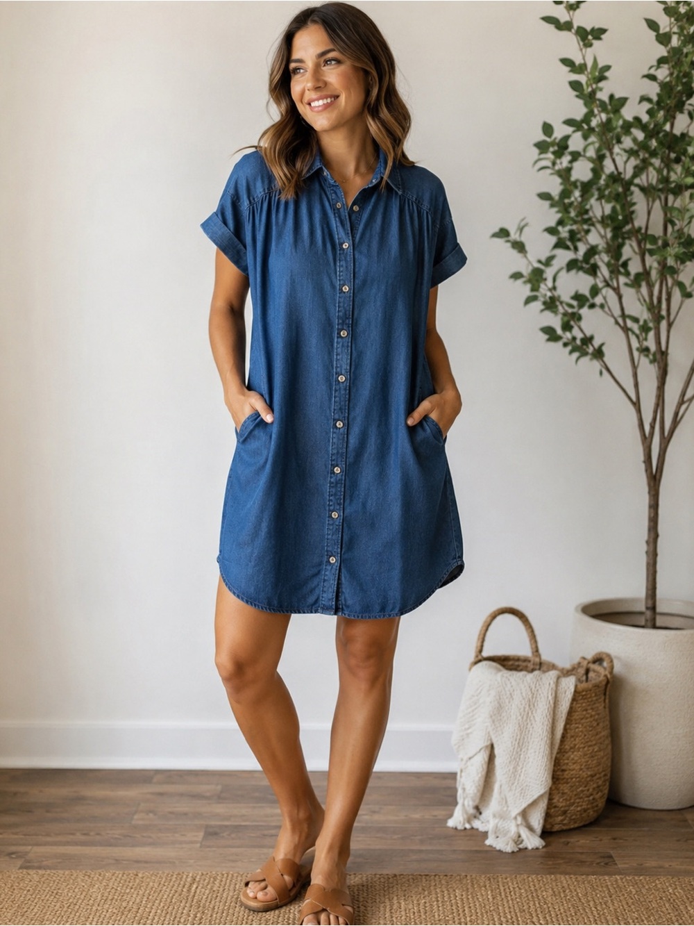 Baird McNutt Irish Linen Quiet Luxury Classic Old Money Preppy Women’s Navy